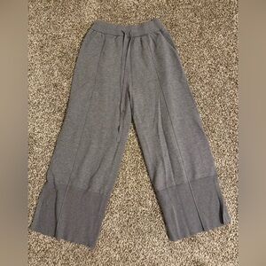 Women's Gray Wide-Leg Pants